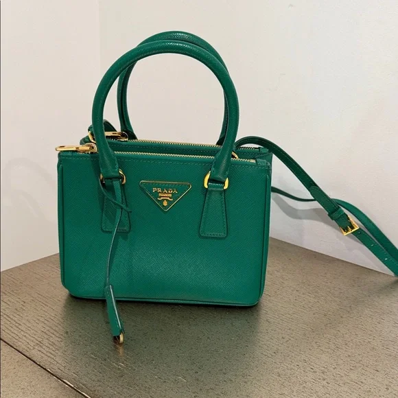 Prada Emerald Green Mini Bag - Picture 1 of 4